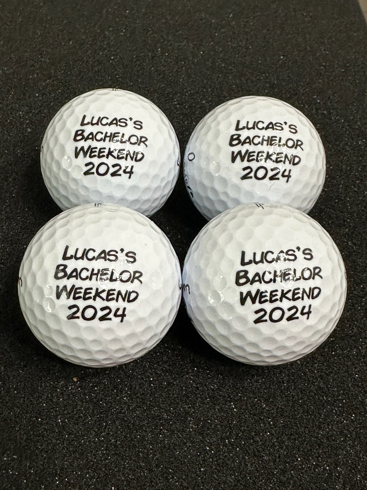 bachelor party favours golf balls