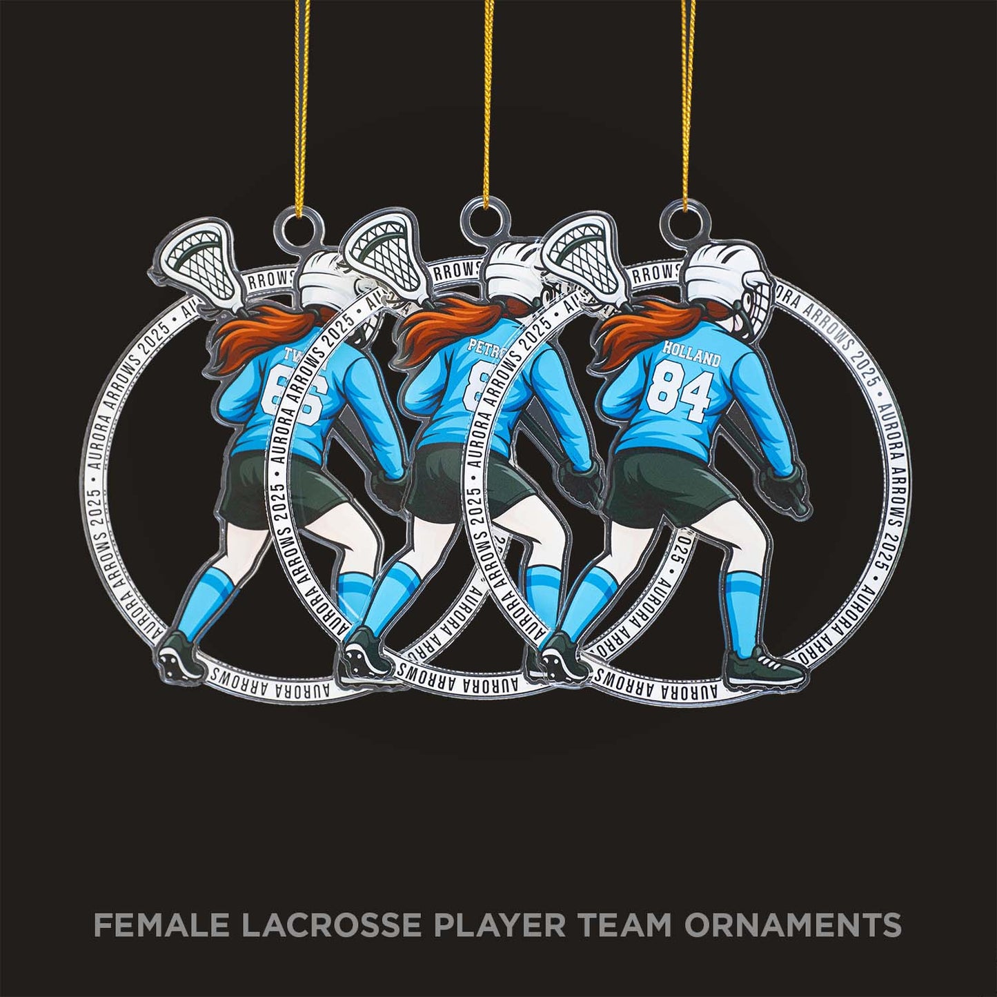 Custom Lacrosse Ornament: The Perfect Personalized Holiday Gift for Players & Teams