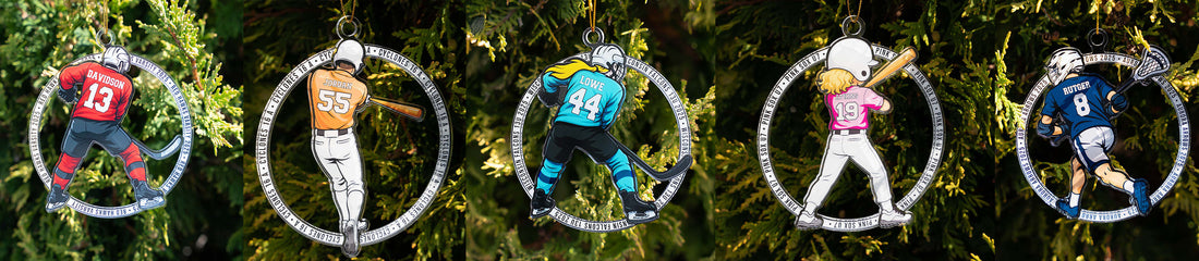 Custom sports ornaments