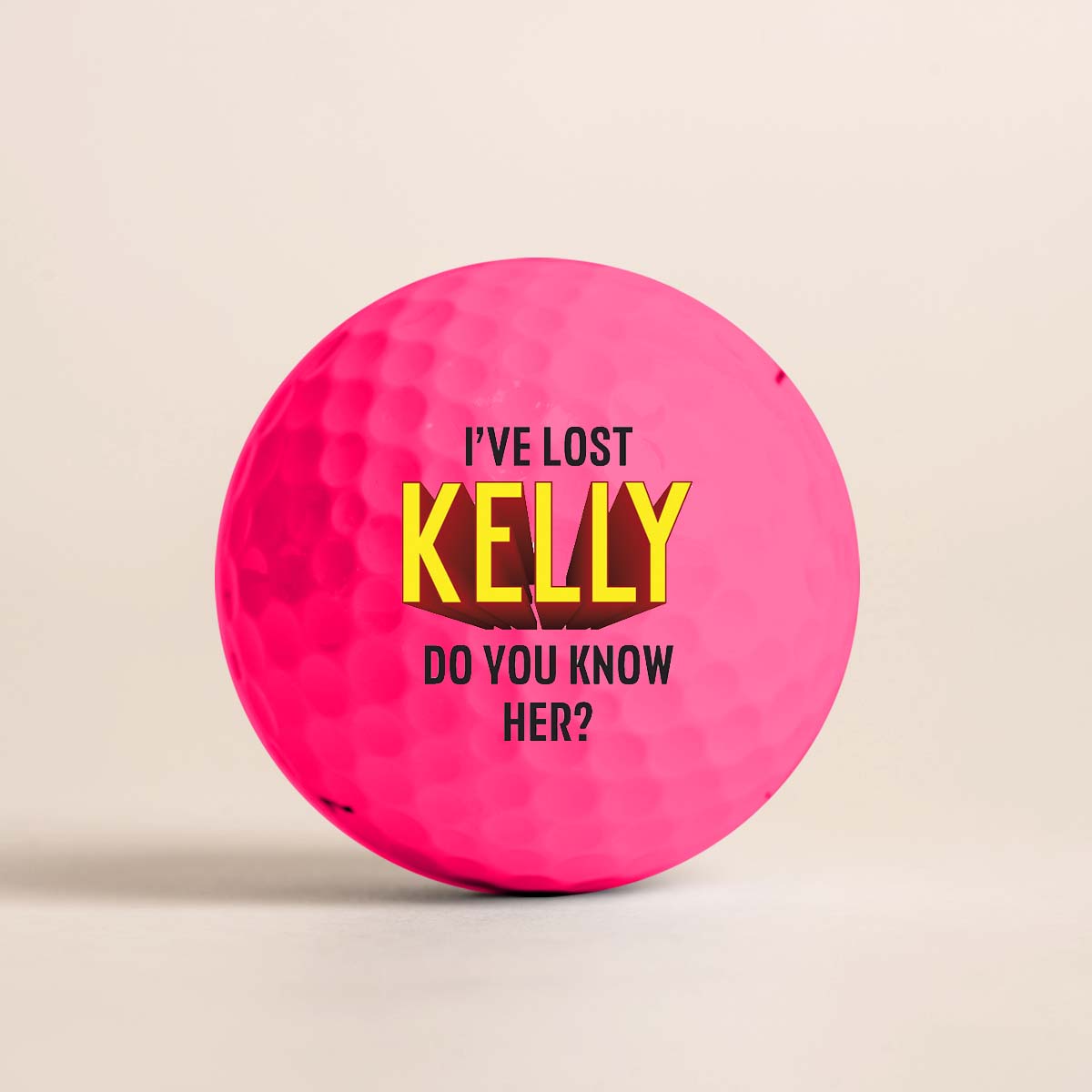 Personalized Golf Balls - Callaway Golf Supersoft Pink Golf Balls