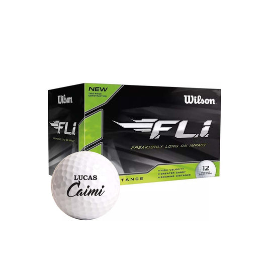 Personalized Golf Balls - WILSON Staff F.L.I. Golf Balls