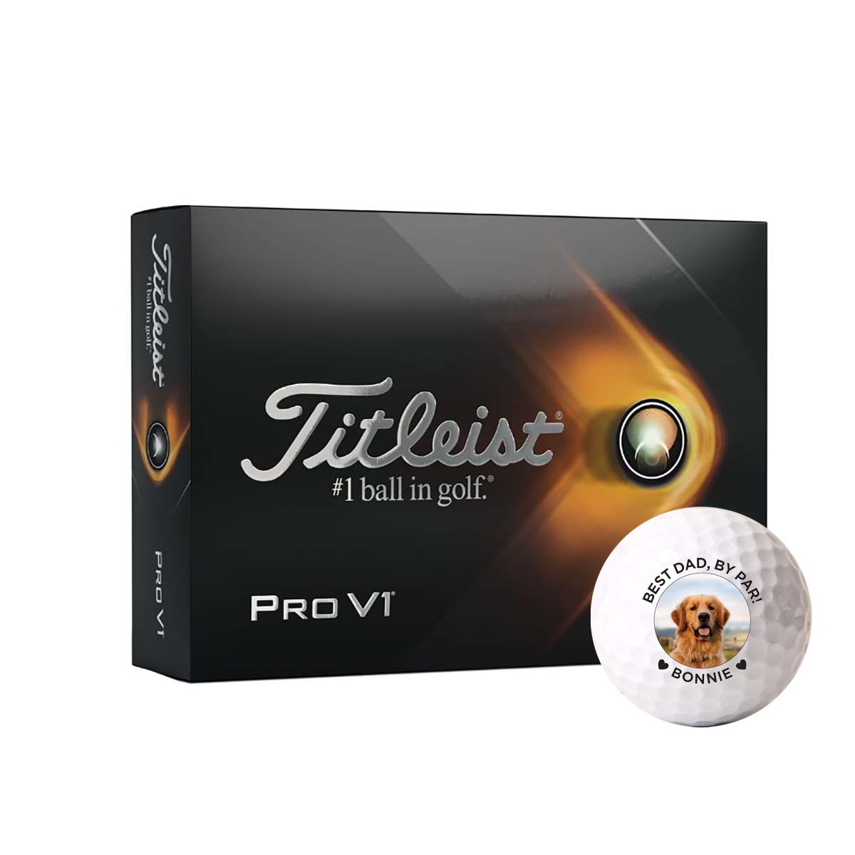 Personalized Golf Balls - Titleist Pro V1 Golf Balls