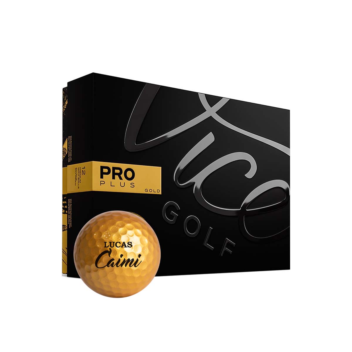 Personalized Golf Balls - VICE PRO PLUS Gold Golf Balls