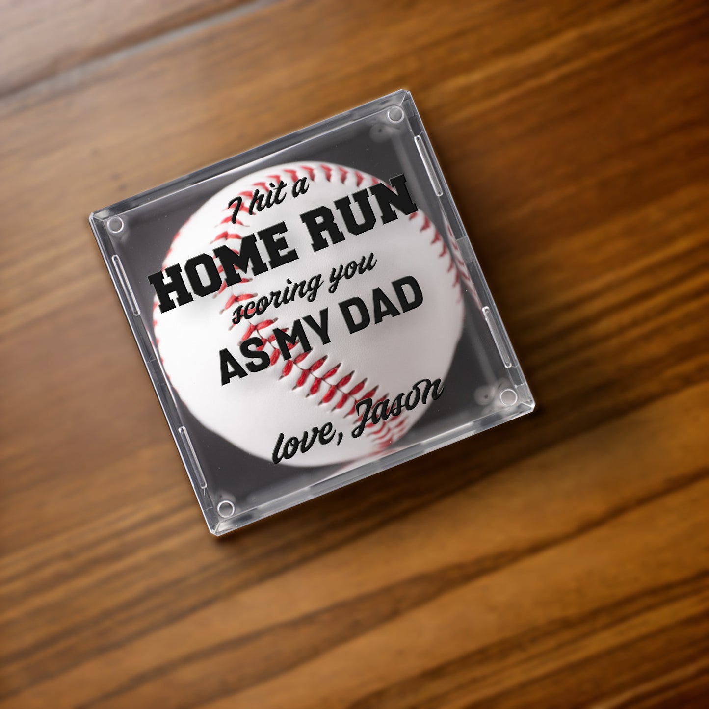 Personalized Baseball Display Case