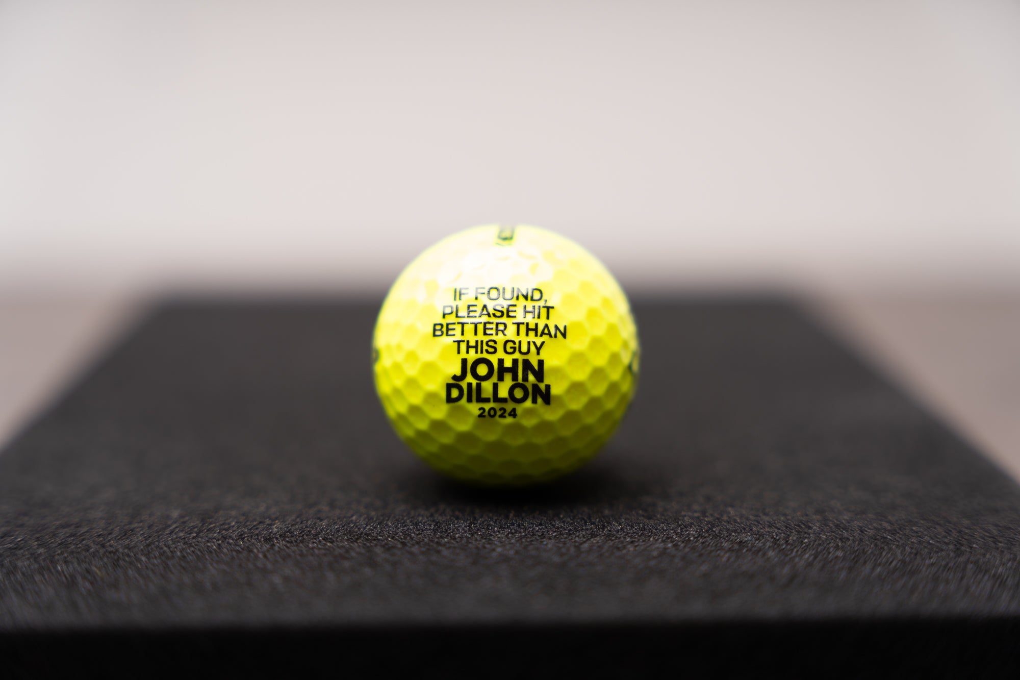 message printed golf balls