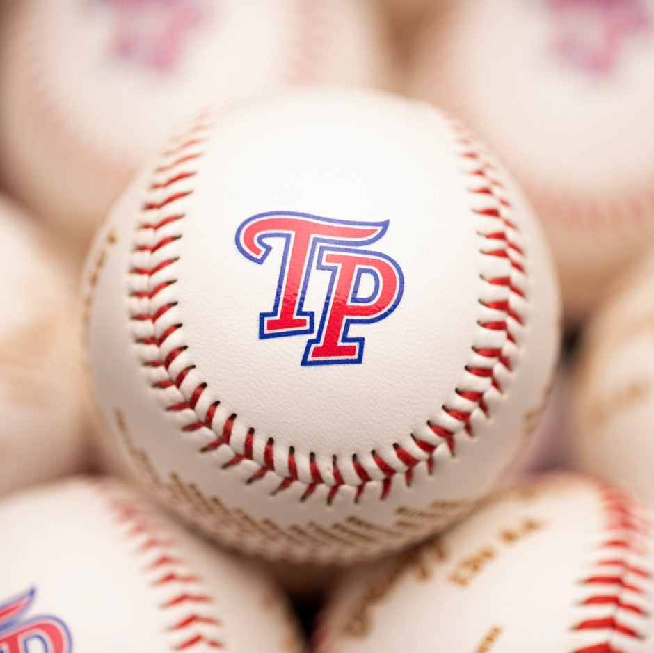 Custom baseballs with team logo