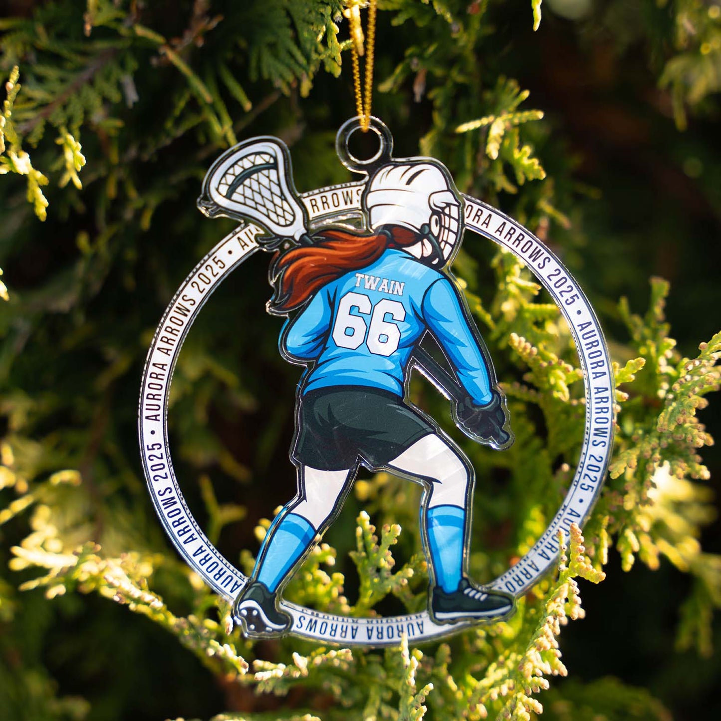 Custom Lacrosse Ornament: The Perfect Personalized Holiday Gift for Players & Teams