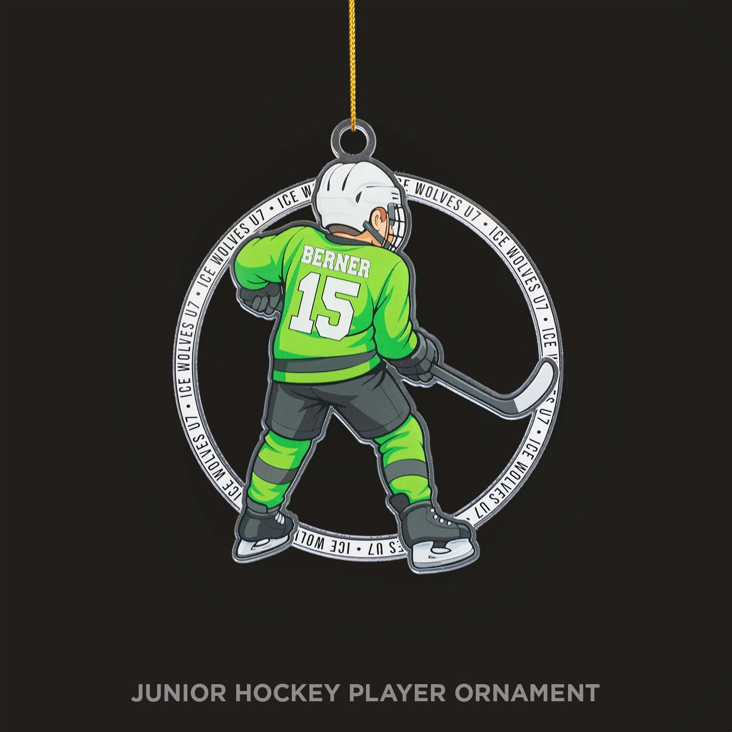 Personalized Hockey Ornaments – Custom Christmas Ornaments