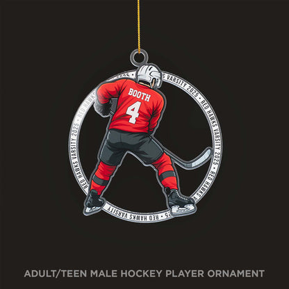 Personalized Hockey Ornaments – Custom Christmas Ornaments