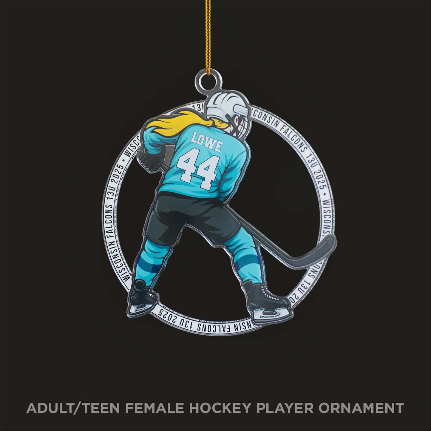 Personalized Hockey Ornaments – Custom Christmas Ornaments