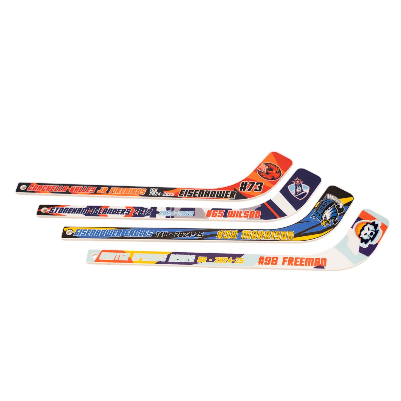 personalized mini hockey sticks