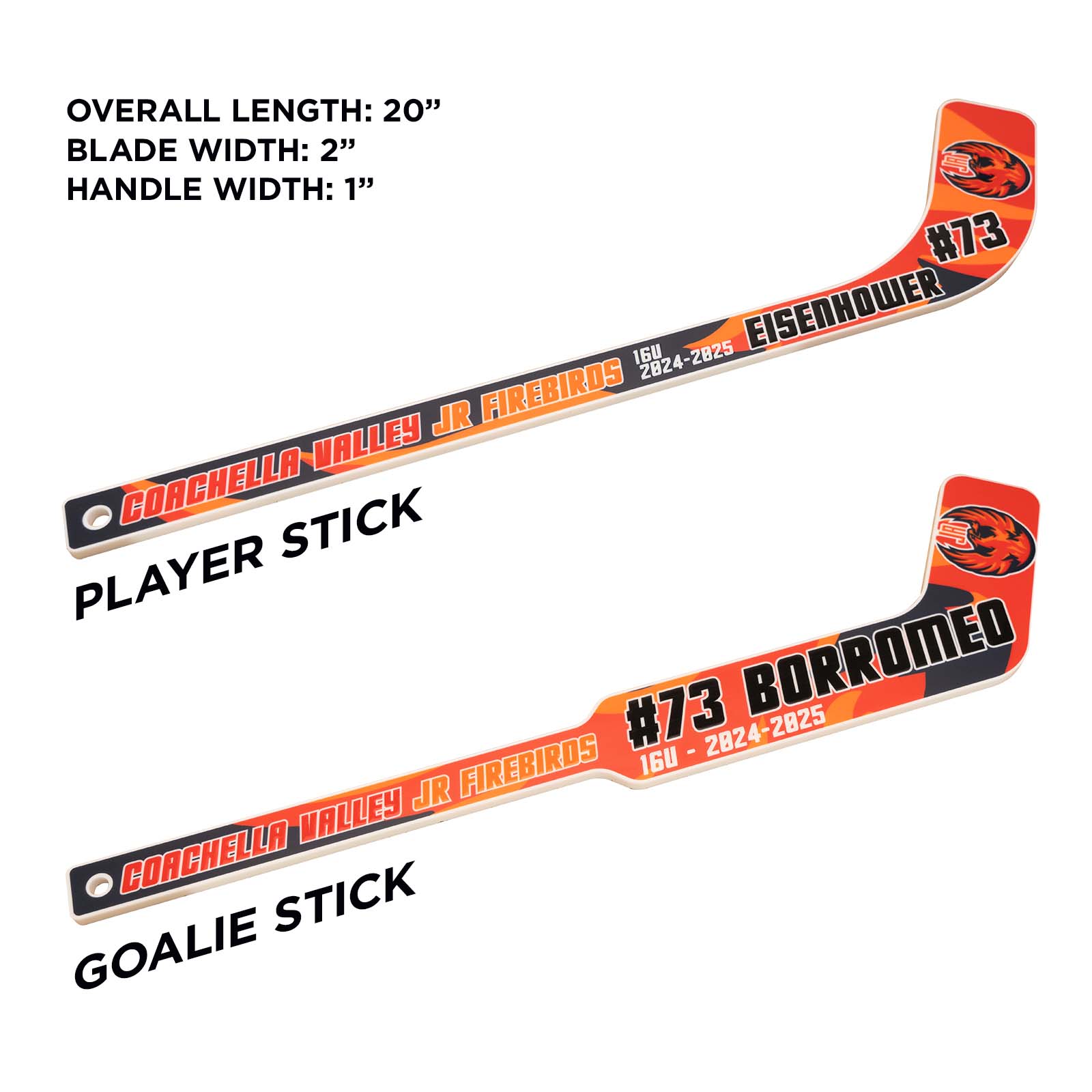 Logo mini hockey sticks