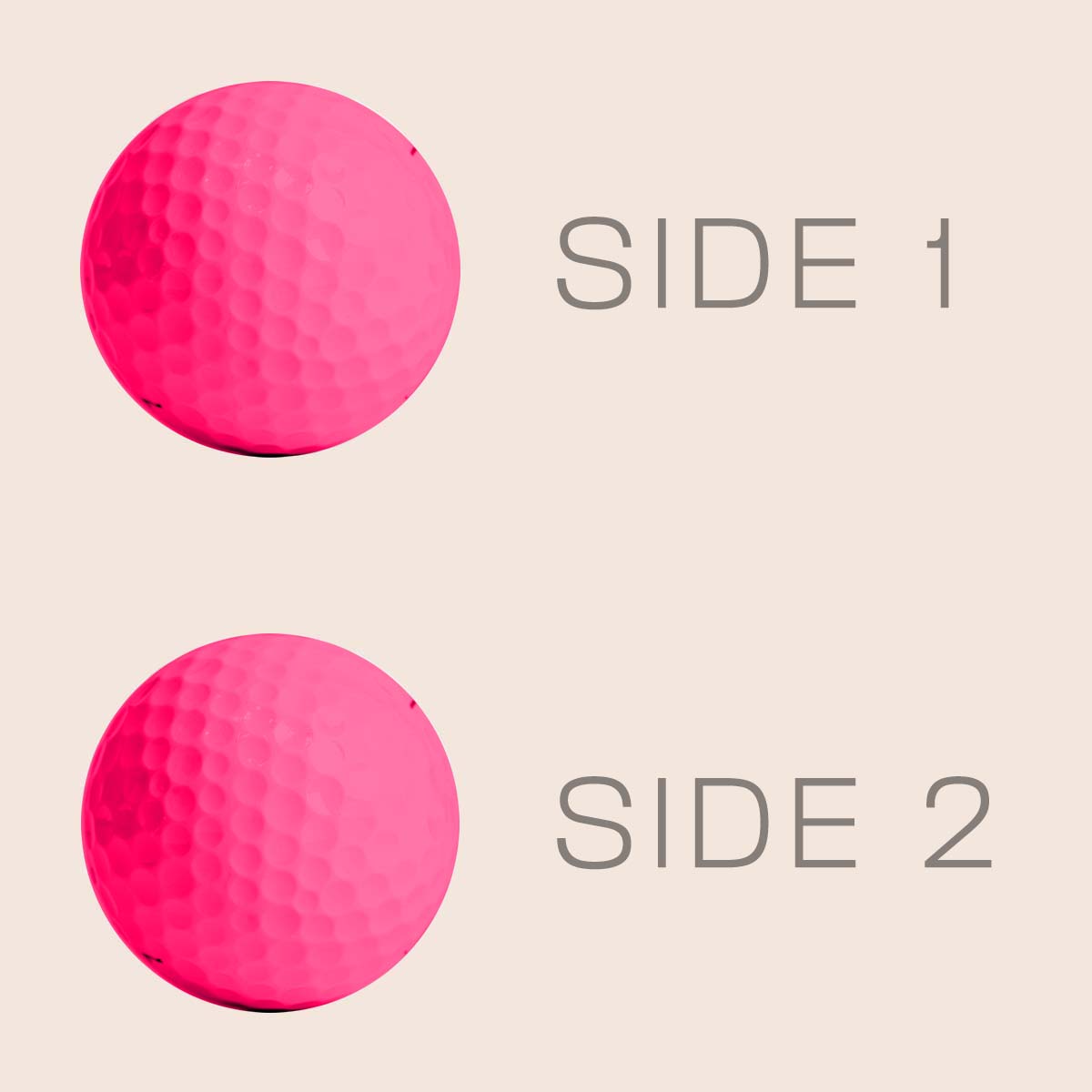 Personalized Golf Balls - Callaway Golf Supersoft Pink Golf Balls