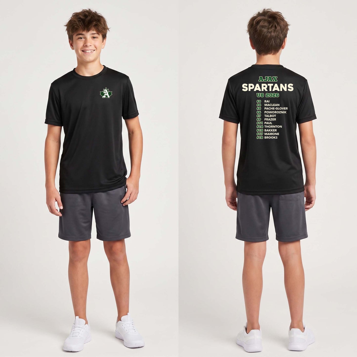 Personalized Dry Fit T-shirts for Ajax Spartans